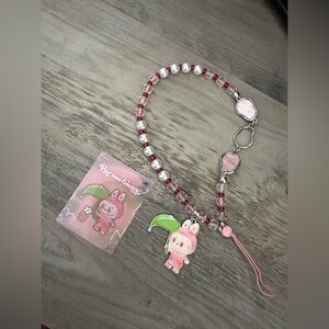 Popmart The Monsters Labubu BIE phone charm - Love